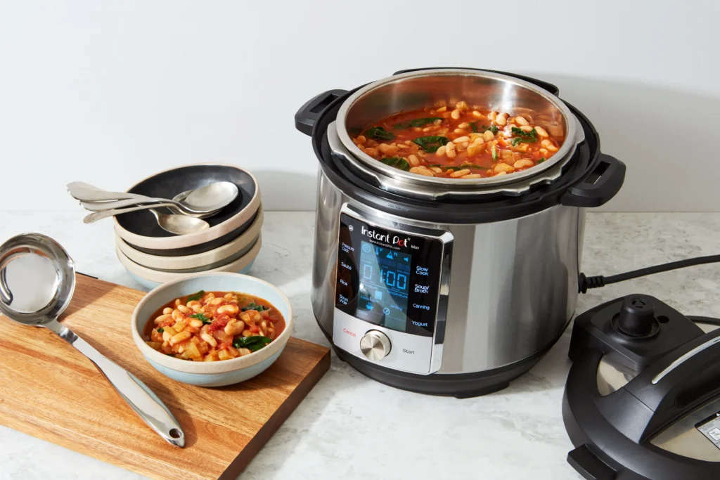 A modern Instant Pot Multi-Cooker on a kitchen countertop
